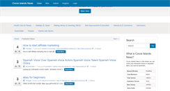 Desktop Screenshot of cocosislandsnews.info