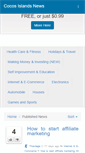 Mobile Screenshot of cocosislandsnews.info